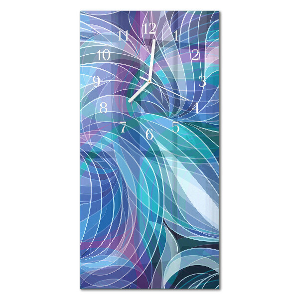 Rechthoekige glas klok verticaal Abstractie