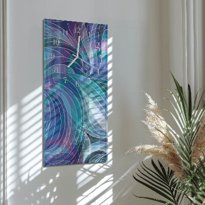 Rechthoekige glas klok verticaal Abstractie