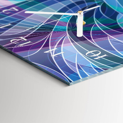 Rechthoekige glas klok verticaal Abstractie