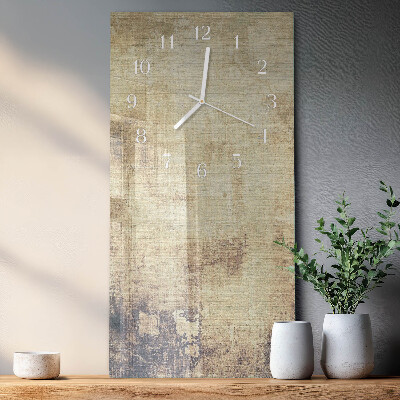 Decoratieve glazen klok verticaal Plastic