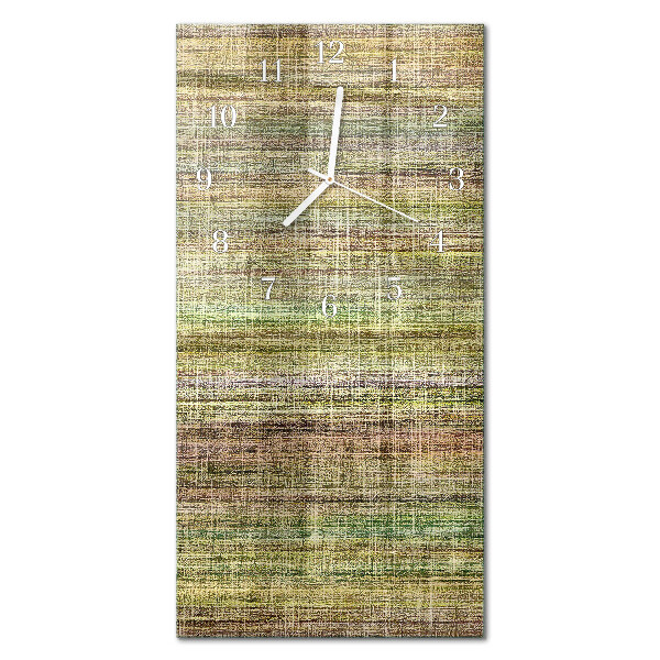 Decoratieve glazen klok verticaal Stof