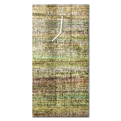 Decoratieve glazen klok verticaal Stof