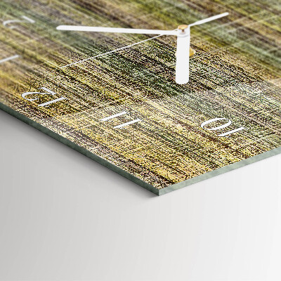 Decoratieve glazen klok verticaal Stof