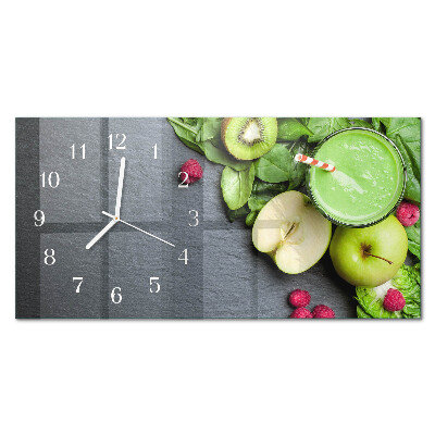 Rechthoekige glazen klok horizontaal Fruitcocktail