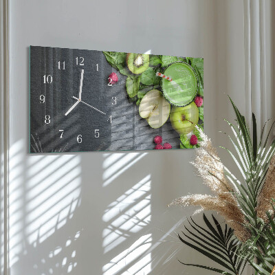 Rechthoekige glazen klok horizontaal Fruitcocktail
