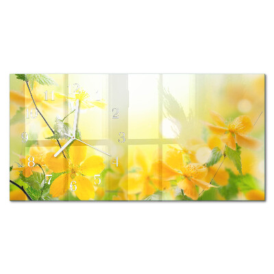 Rechthoekige glazen klok horizontaal Snijbloemen