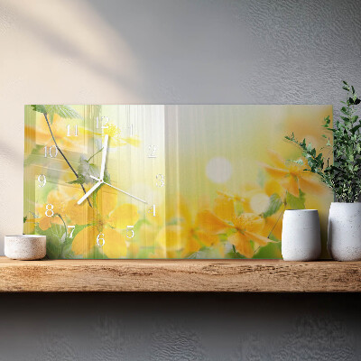 Rechthoekige glazen klok horizontaal Snijbloemen