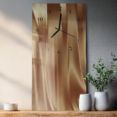 Decoratieve glazen klok verticaal Flueel