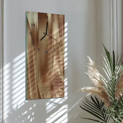 Decoratieve glazen klok verticaal Flueel