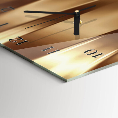 Decoratieve glazen klok verticaal Flueel