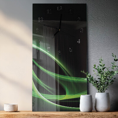 Rechthoekige glas klok verticaal Abstractie