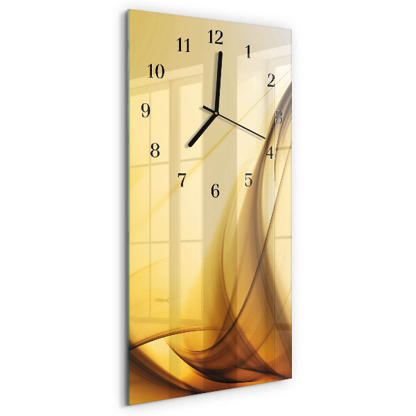 Glazen klok verticaal Abstractie