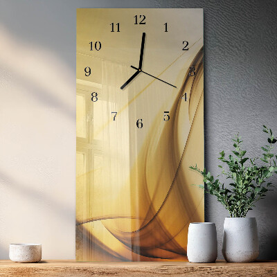 Glazen klok verticaal Abstractie