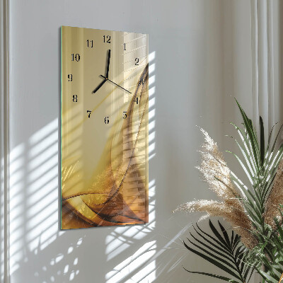 Glazen klok verticaal Abstractie