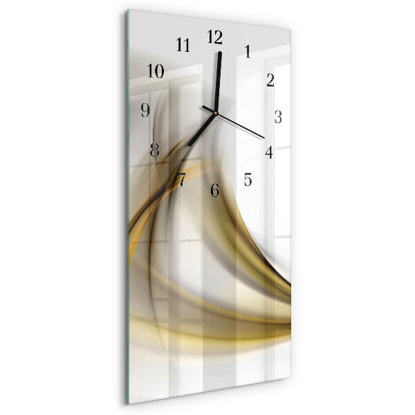 Rechthoekige glas klok verticaal Patroon