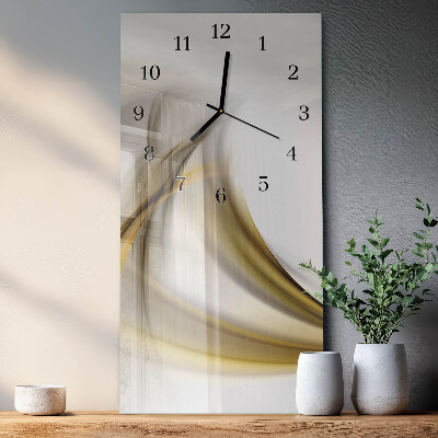 Rechthoekige glas klok verticaal Patroon