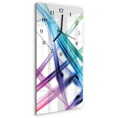 Glazen klok verticaal Abstractie