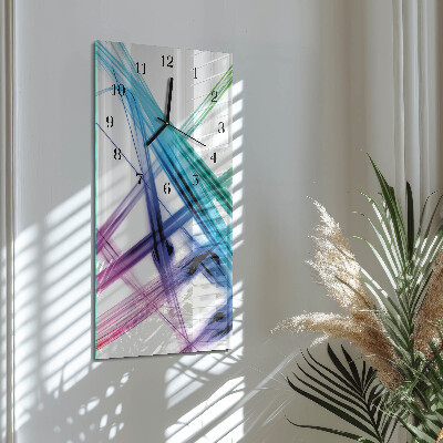 Glazen klok verticaal Abstractie