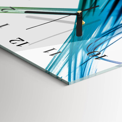 Glazen klok verticaal Abstractie