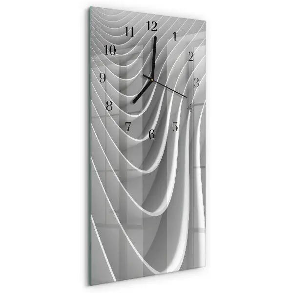 Rechthoekige glas klok verticaal Abstractie