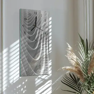 Rechthoekige glas klok verticaal Abstractie