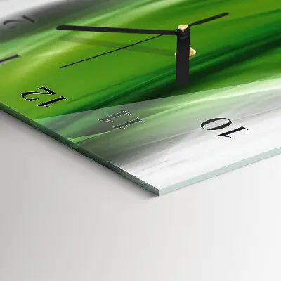 Decoratieve glazen klok verticaal Abstractie