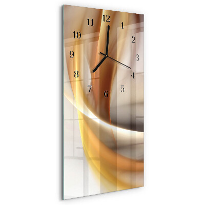 Glazen klok verticaal Abstractie