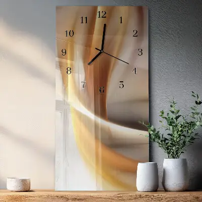 Glazen klok verticaal Abstractie