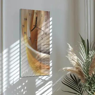 Glazen klok verticaal Abstractie
