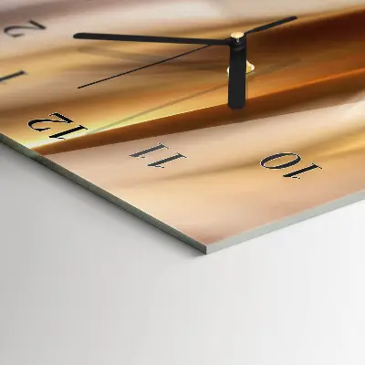 Glazen klok verticaal Abstractie