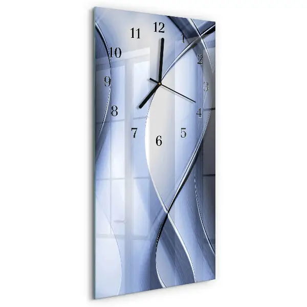 Glazen klok verticaal Abstractie