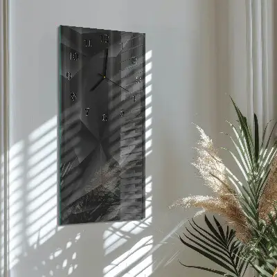 Glazen klok verticaal Patroon
