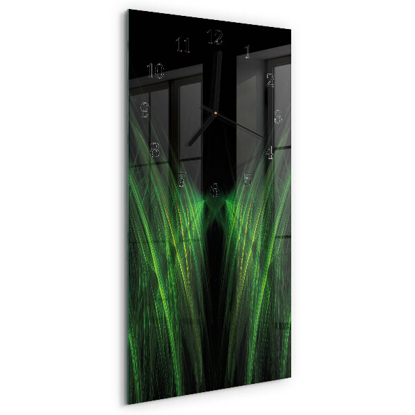 Decoratieve glazen klok verticaal Ver