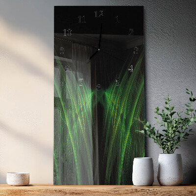 Decoratieve glazen klok verticaal Ver