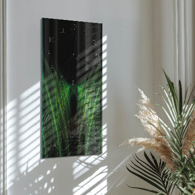 Decoratieve glazen klok verticaal Ver