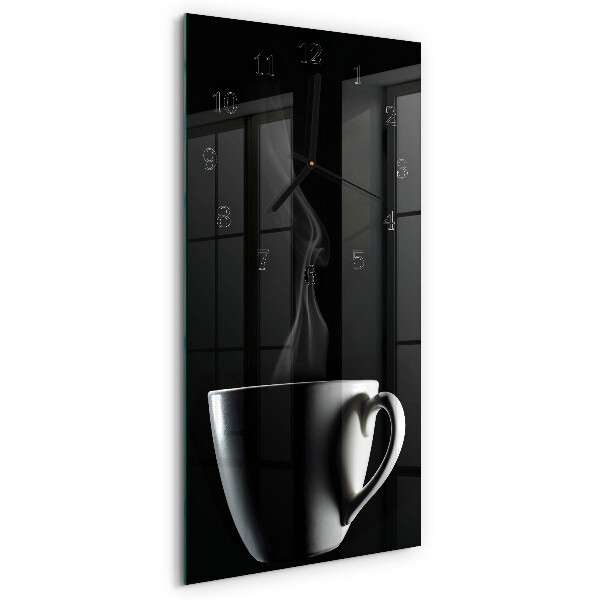 Rechthoekige glas klok verticaal Mok