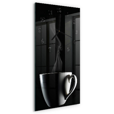Rechthoekige glas klok verticaal Mok