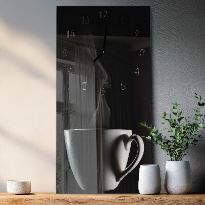 Rechthoekige glas klok verticaal Mok