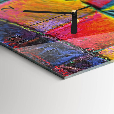 Decoratieve glazen klok verticaal Deel