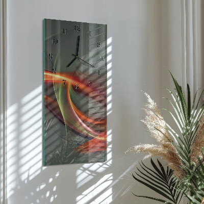 Rechthoekige glas klok verticaal Patroon