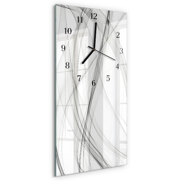 Decoratieve glazen klok verticaal Gordijn