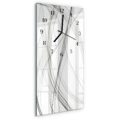 Decoratieve glazen klok verticaal Gordijn