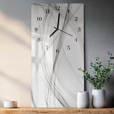 Decoratieve glazen klok verticaal Gordijn