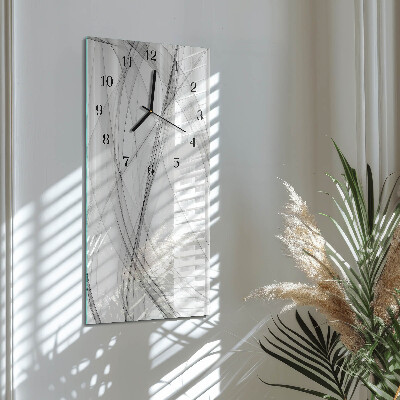 Decoratieve glazen klok verticaal Gordijn