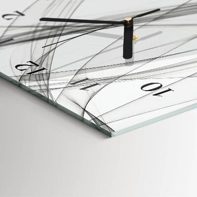 Decoratieve glazen klok verticaal Gordijn