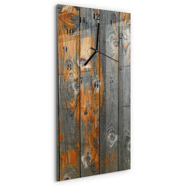 Rechthoekige glas klok verticaal Bord