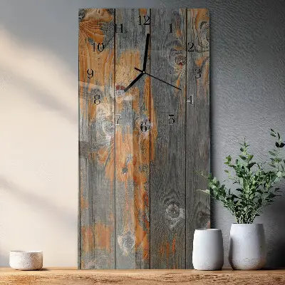 Rechthoekige glas klok verticaal Bord