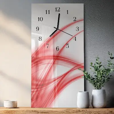 Rechthoekige glas klok verticaal Abstracte kunst