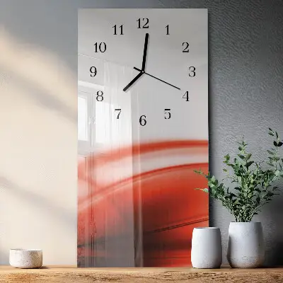 Glazen klok verticaal Abstracte lijnen