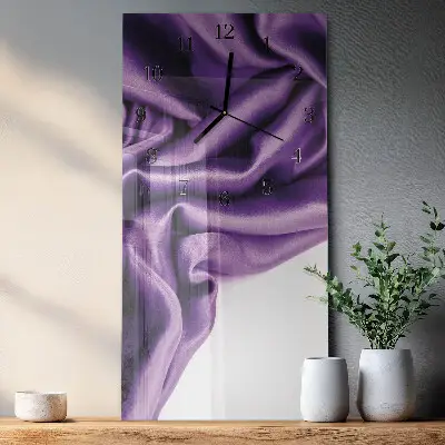 Rechthoekige glas klok verticaal Flueel